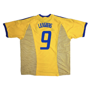 Sweden 2002-03 Home Shirt (XXL) (Excellent) (Ljungberg 9)_1