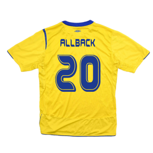 Sweden 2006-07 Home Shirt (XL) (Excellent) (Allback 20)_1