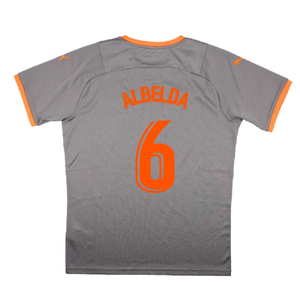 Valencia 2021-22 Fourth Shirt (Sponsorless) (M) (Mint) (ALBELDA 6)_1