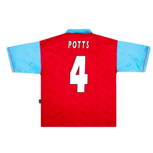 West Ham 1995-97 Home Shirt (XXL) (Mint) (Potts 4)_1