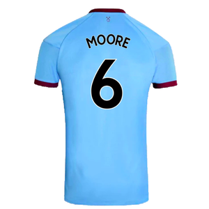 West Ham United 2020-21 Away Shirt (M) (Mint) (MOORE 6)_1