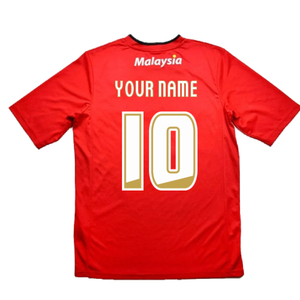 Cardiff City 2012-2013 Home Shirt ((Excellent) XL) (Your Name)_2