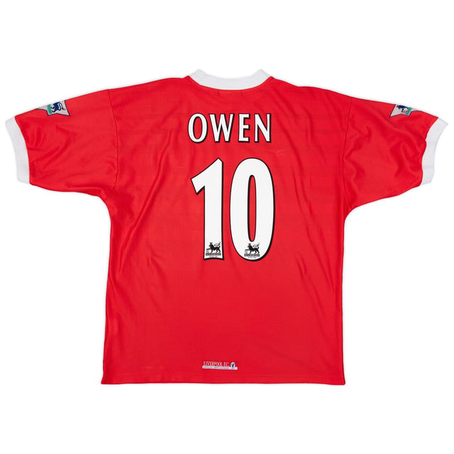 Liverpool 1998-00 Home Shirt Owen 10 S