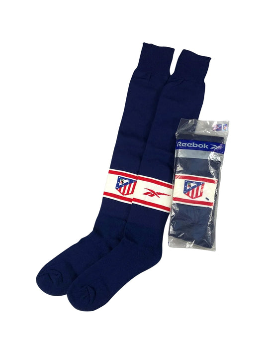 1998/99 ATLETICO MADRID AWAY SOCKS (MULTIPLE SIZES) REEBOK | Cult Kits, Large / Atletico Madrid / 1998
