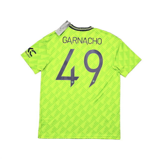 CULT KITS - 2022/23 MANCHESTER UNITED GARNACHO #49 *BNWT* THIRD SHIRT (MULTIPLE SIZES) ADIDAS, Medium / Manchester United / 2022
