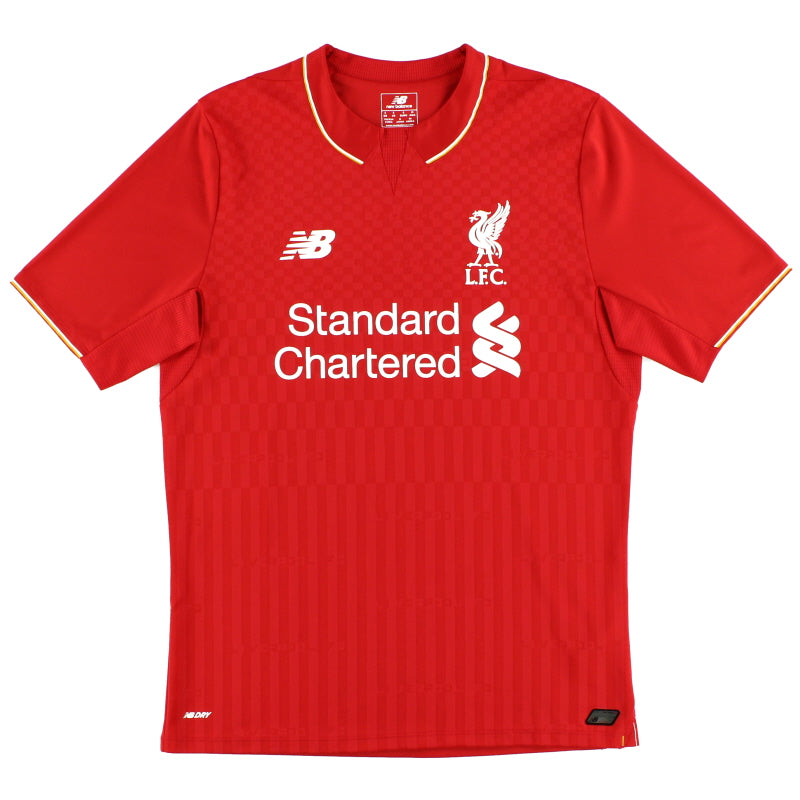2015-16 Liverpool New Balance Home Shirt XL - Classic Football Kit