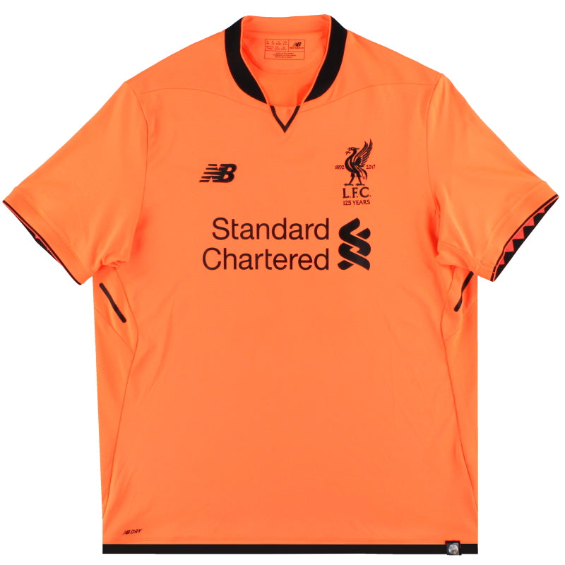 2017-18 Liverpool New Balance '125 Years' Third Shirt XXL
