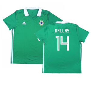 2017-2018 Northern Ireland Home Shirt ((Very Good) L) (Dallas 14)_0