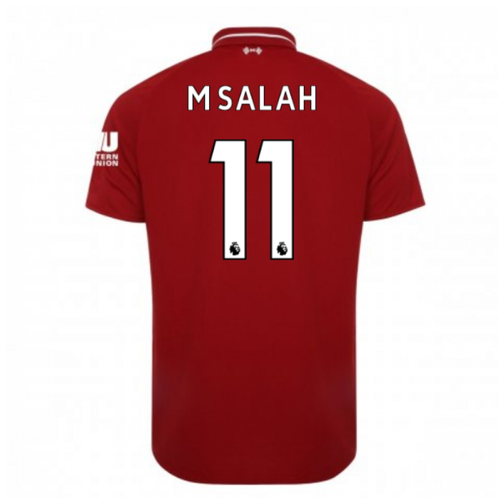 2018-2019 Liverpool Home Football Shirt (M.Salah 11)