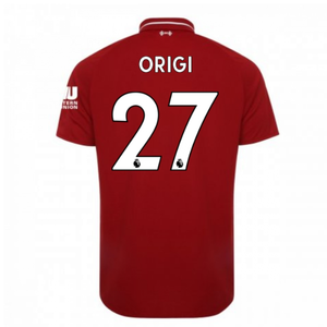 2018-2019 Liverpool Home Football Shirt (Origi 27)_0