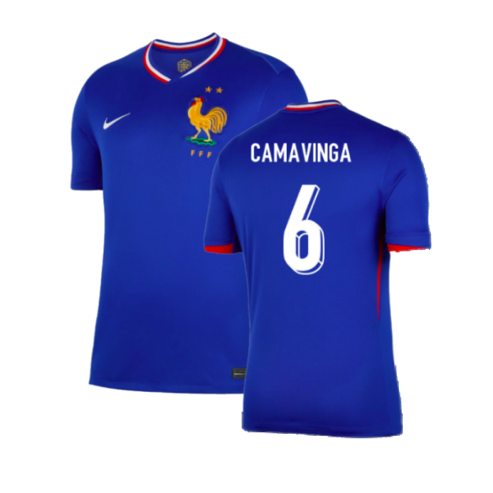 2024-2025 France Home Shirt (Camavinga 6)_0