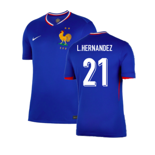 2024-2025 France Home Shirt (L.Hernandez 21)_0
