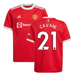 Man Utd 2021-2022 Home Shirt (Kids) (CAVANI 21)_0