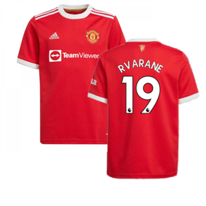 Man Utd 2021-2022 Home Shirt (Kids) (R VARANE 19)_0