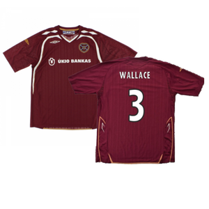 Hearts 2007-08 Home Shirt ((Very Good) M) (Wallace 3)_0