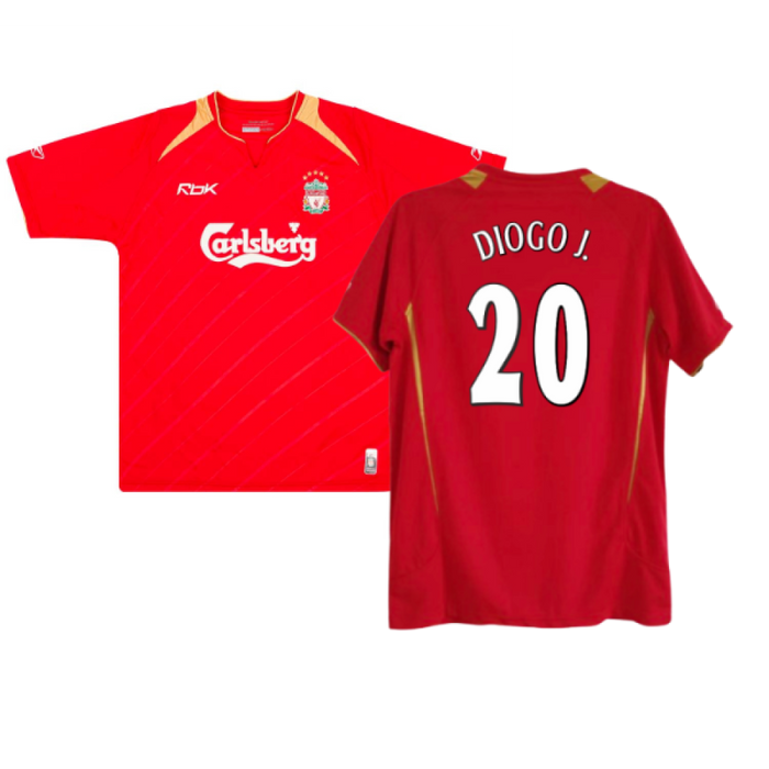 Liverpool 2005-06 Home (2 XL) (Very Good) (Diogo J. 20)