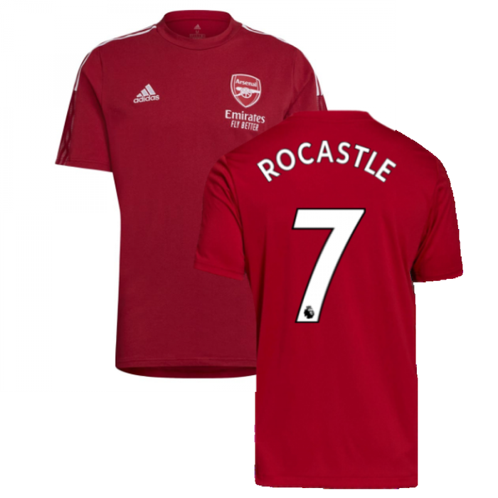 Arsenal 2021-2022 Training Tee (Active Maroon) (ROCASTLE 7)