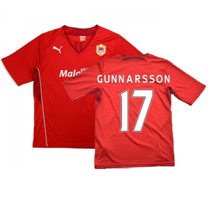 Cardiff 2013-14 Home Shirt ((Very Good) L) (GUNNARSSON 17)_0