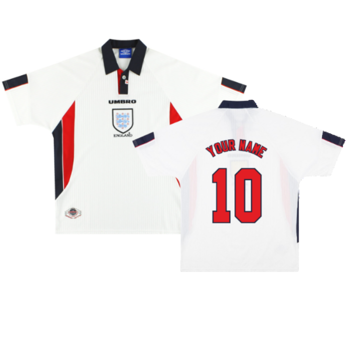 England 1997-99 Home Shirt (2XL) (Very Good) (Your Name)