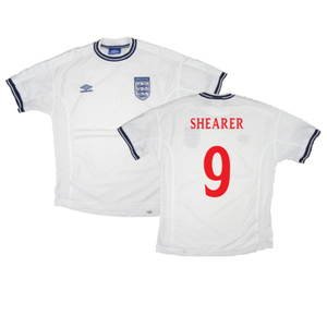 England 1999-01 Home Shirt (XL) (Very Good) (SHEARER 9)_0