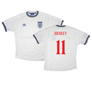 England 1999-01 Home Shirt (Youths) (Excellent) (Heskey 11)_0