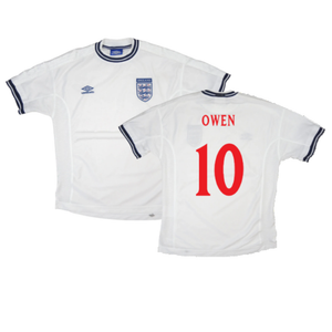 England 1999-01 Home Shirt (Youths) (Excellent) (Owen 10)_0