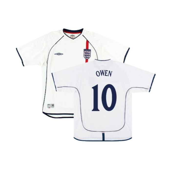 England 2001-03 Home Shirt (S) (Good) (Owen 10)