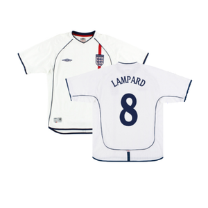 England 2001-03 Home Shirt (XL) (Fair) (LAMPARD 8)_0