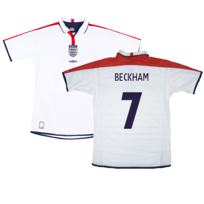 England 2003-05 Home Shirt (L) (Very Good) (BECKHAM 7)