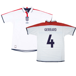 England 2003-05 Home Shirt (L) (Very Good) (GERRARD 4)_0