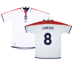 England 2003-05 Home Shirt (L) (Very Good) (LAMPARD 8)_0