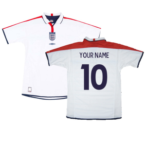 England 2003-05 Home Shirt (XL) (Excellent) (Your Name)_0