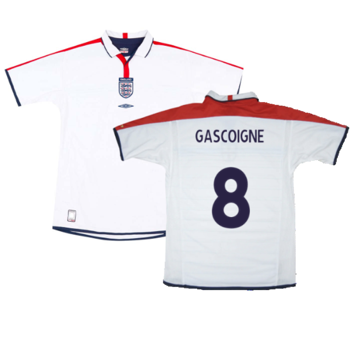 England 2003-05 Home (XL) (Very Good) (GASCOIGNE 8)