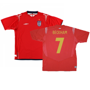 England 2004-06 Away Football Shirt (Excellent) (BECKHAM 7)_0