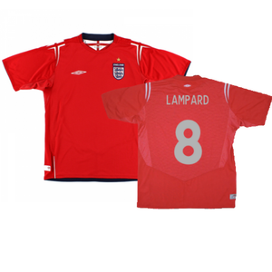 England 2004-06 Away Football Shirt (Excellent) (LAMPARD 8)_0