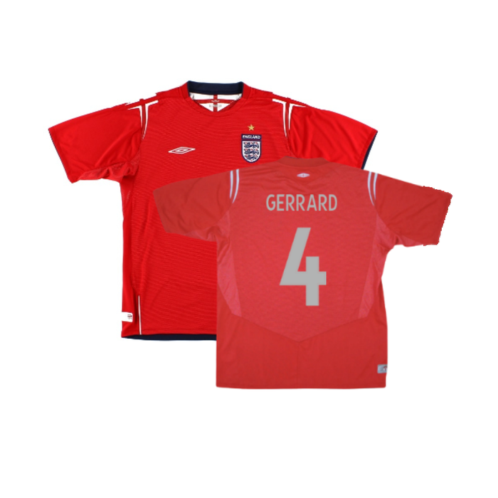 England 2004-06 Away Shirt (Excellent) (GERRARD 4)