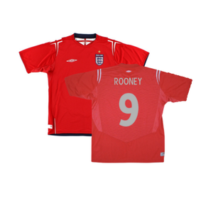 England 2004-06 Away Shirt (Excellent) (ROONEY 9)_0