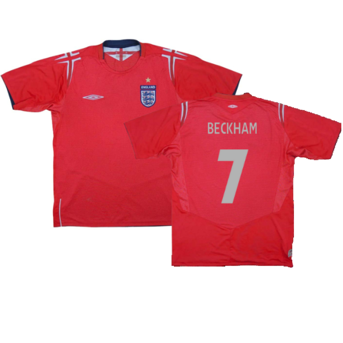 England 2004-06 Away Shirt (XL) (Very Good) (BECKHAM 7)