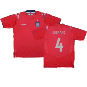 England 2004-06 Away Shirt (XL) (Very Good) (GERRARD 4)_0