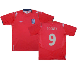 England 2004-06 Away Shirt (XL) (Very Good) (ROONEY 9)_0