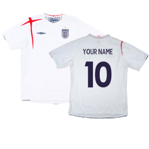 England 2005-07 Home Shirt (2XL) (Fair) (Your Name)_0