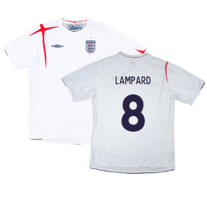 England 2005-07 Home Shirt (M) (Excellent) (LAMPARD 8)_0