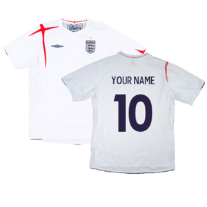 England 2005-07 Home Shirt (M) (Excellent) (Your Name)_0