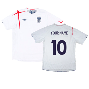 England 2005-07 Home Shirt (M) (Excellent) (Your Name)_0