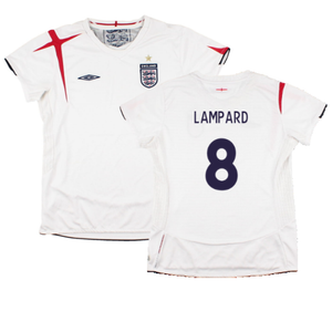 England 2005-07 Home Shirt (Womens 12) (Good) (LAMPARD 8)_0