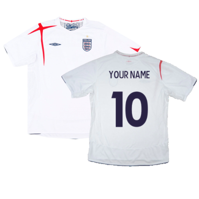 England 2005-07 Home Shirt (XL) (Excellent) (Your Name)