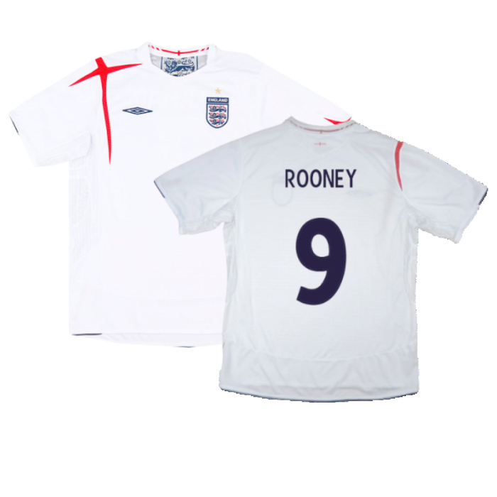 England 2005-07 Home (XL) (Very Good) (ROONEY 9)