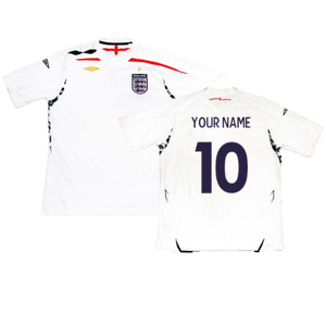 England 2007-09 Home Shirt (M) (Very Good) (Your Name)_0