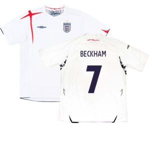 England 2007-09 Home Shirt (XLB) (Fair) (BECKHAM 7)_0