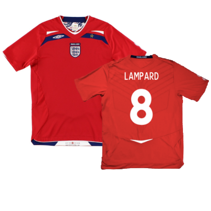 England 2008-10 Away Shirt (Very Good) (LAMPARD 8)